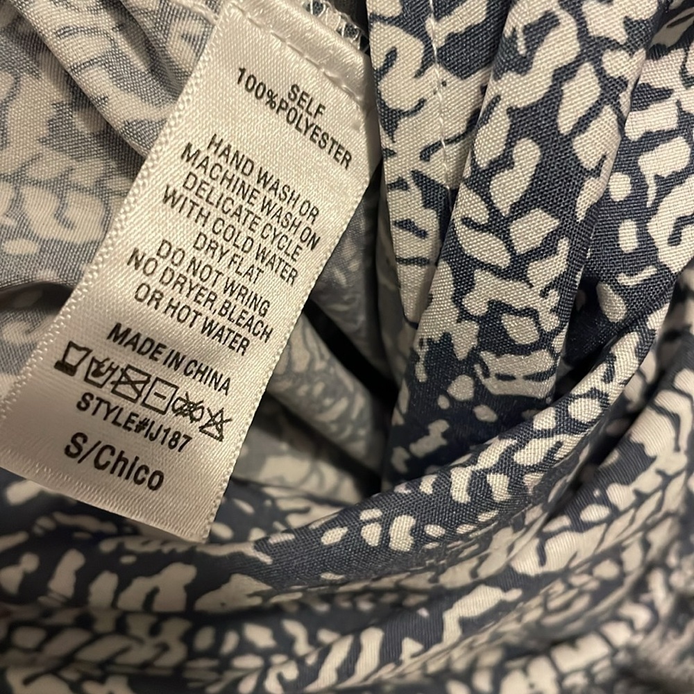 First Love By Lovelyn Jumpsuit Slate Blue and White - Picture 12 of 12
